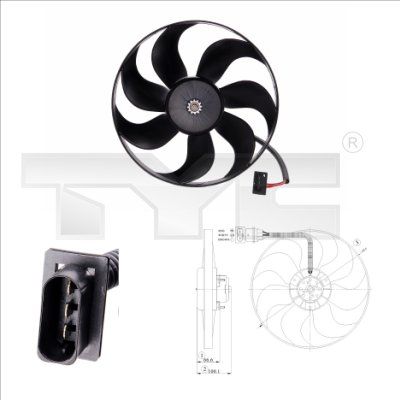 TYC Ventilators, Motora dzesēšanas sistēma 802-0009