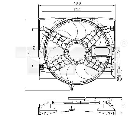TYC Ventilators, Motora dzesēšanas sistēma 803-0011