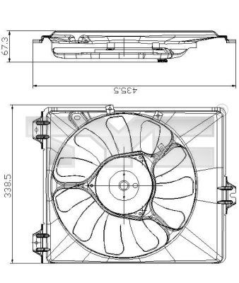 TYC Ventilators, Motora dzesēšanas sistēma 809-0017