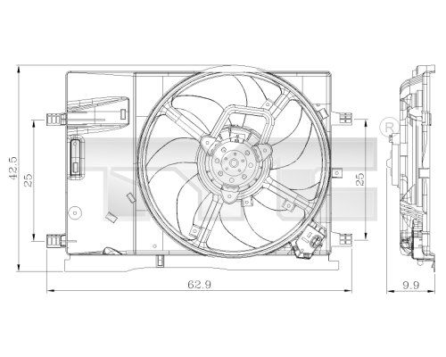 TYC Ventilators, Motora dzesēšanas sistēma 809-0018