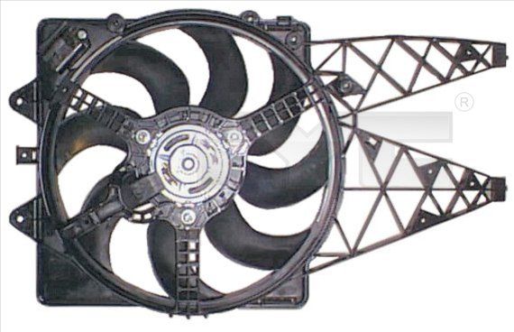 TYC Вентилятор, охлаждение двигателя 809-1004