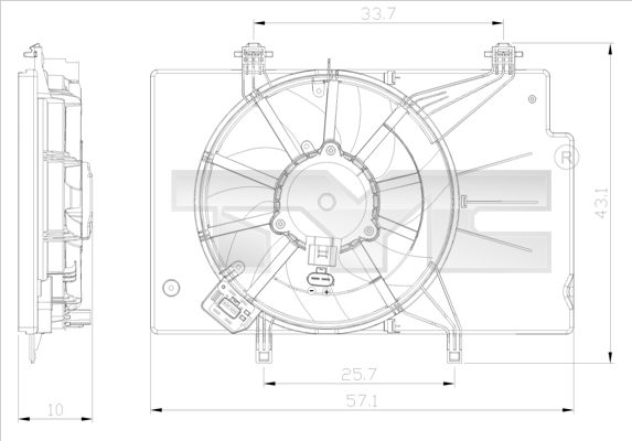 TYC Ventilators, Motora dzesēšanas sistēma 810-0043