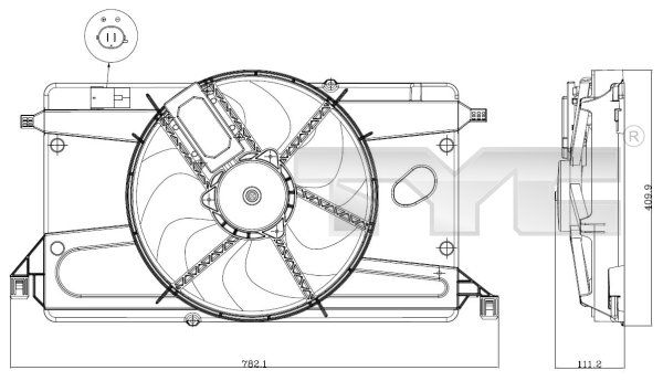 TYC Ventilators, Motora dzesēšanas sistēma 820-0002