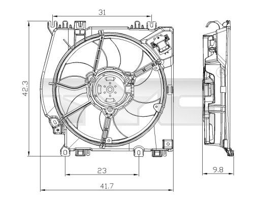 TYC Ventilators, Motora dzesēšanas sistēma 828-0001