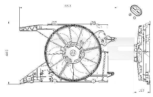 TYC Ventilators, Motora dzesēšanas sistēma 828-0002