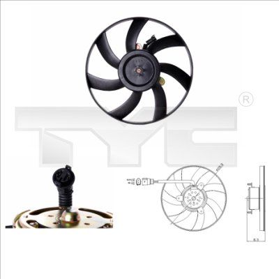 TYC Ventilators, Motora dzesēšanas sistēma 831-0003