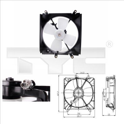 TYC Ventilators, Motora dzesēšanas sistēma 836-0006