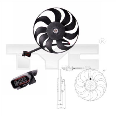 TYC Ventilators, Motora dzesēšanas sistēma 837-0005