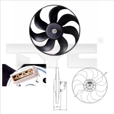 TYC Ventilators, Motora dzesēšanas sistēma 837-0010