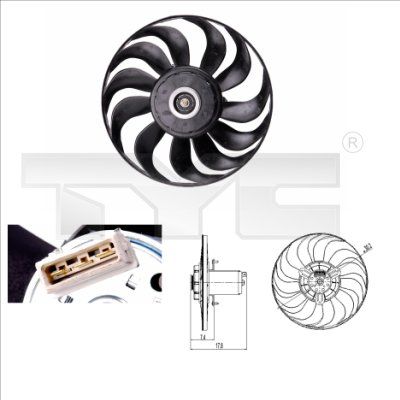 TYC Ventilators, Motora dzesēšanas sistēma 837-0012
