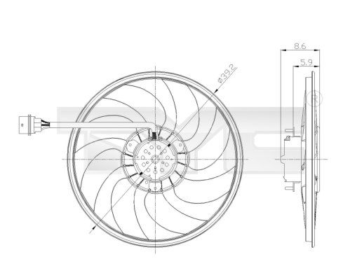 TYC Ventilators, Motora dzesēšanas sistēma 837-0037