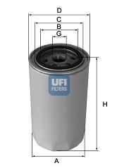 UFI Eļļas filtrs 23.112.00