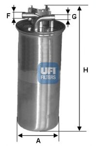 UFI Degvielas filtrs 24.001.00