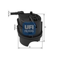 UFI Топливный фильтр 24.015.00