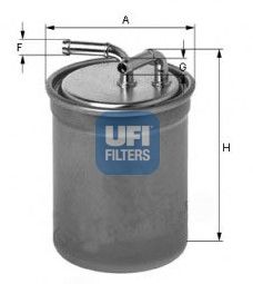 UFI Degvielas filtrs 24.016.00