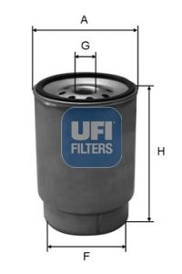UFI Топливный фильтр 24.035.01