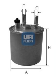 UFI Топливный фильтр 24.073.00