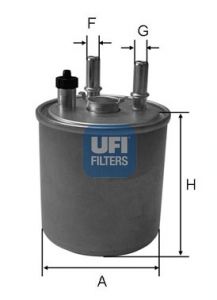 UFI Degvielas filtrs 24.073.00