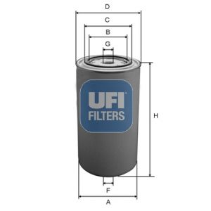 UFI Degvielas filtrs 24.089.00