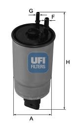 UFI Топливный фильтр 24.110.00