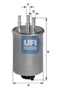 UFI Degvielas filtrs 24.115.00