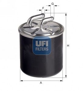 UFI Degvielas filtrs 24.126.00