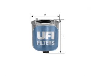 UFI Топливный фильтр 24.128.00