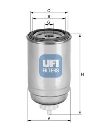 UFI Degvielas filtrs 24.333.00