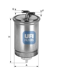 UFI Degvielas filtrs 24.365.00
