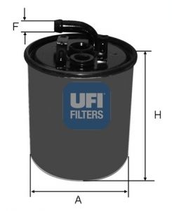 UFI Degvielas filtrs 24.416.00
