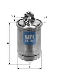 UFI Degvielas filtrs 24.418.00