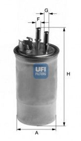 UFI Топливный фильтр 24.433.00