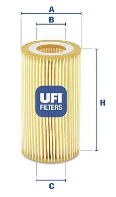 UFI Eļļas filtrs 25.001.00