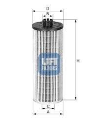 UFI Eļļas filtrs 25.006.00