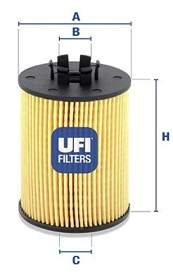 UFI Eļļas filtrs 25.012.00