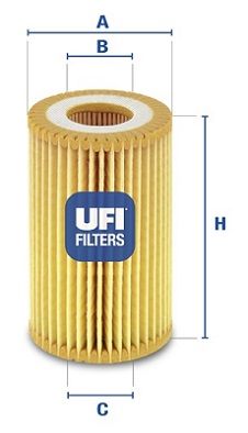 UFI Eļļas filtrs 25.022.00