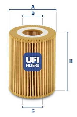UFI Eļļas filtrs 25.027.00