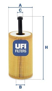 UFI Eļļas filtrs 25.032.00
