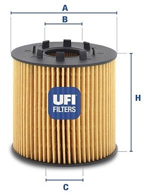 UFI Eļļas filtrs 25.033.00