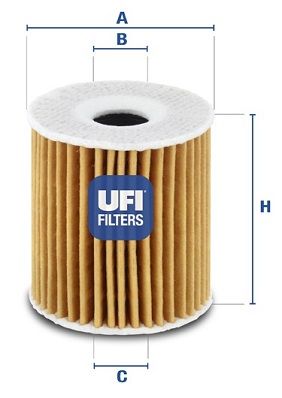UFI Eļļas filtrs 25.035.00