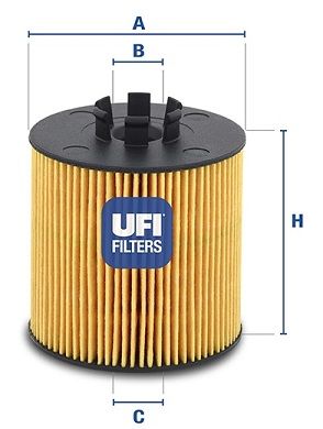 UFI Eļļas filtrs 25.047.00