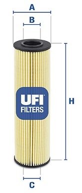 UFI Eļļas filtrs 25.050.00
