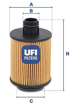 UFI Масляный фильтр 25.061.00