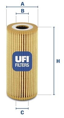 UFI Eļļas filtrs 25.067.00