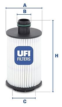 UFI Eļļas filtrs 25.088.00