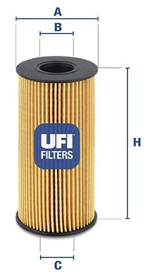 UFI Eļļas filtrs 25.094.00