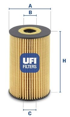 UFI Eļļas filtrs 25.106.00