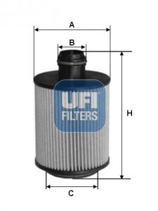 UFI Eļļas filtrs 25.112.00
