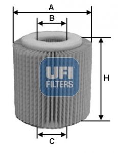 UFI Eļļas filtrs 25.150.00