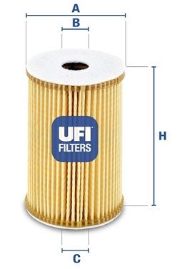 UFI Eļļas filtrs 25.151.00